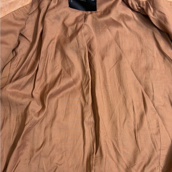 Lucky Brand Women’s Tan Leather Jacket XXL NWT - Picture 5 of 7